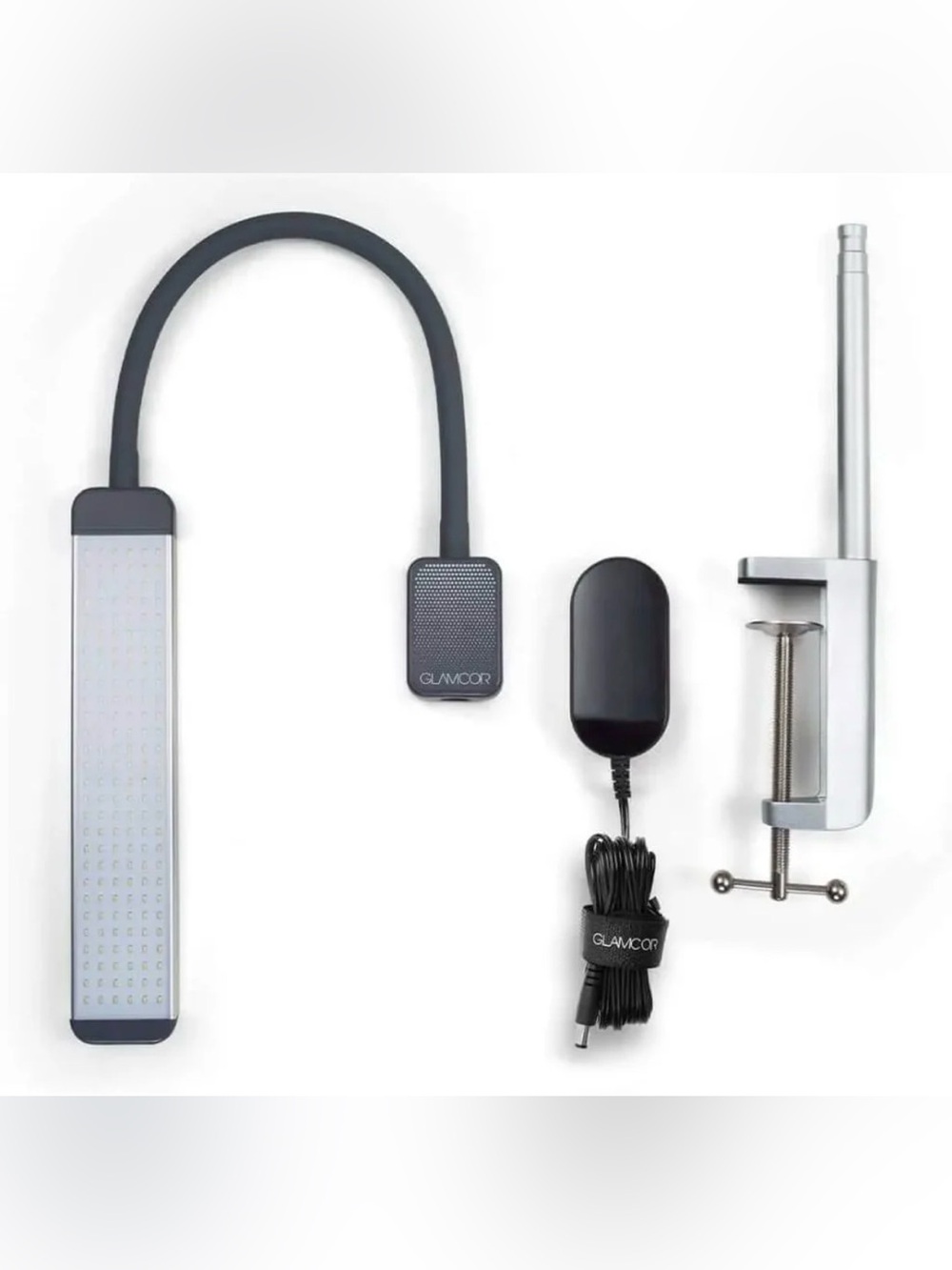 GLAMCOR REVEAL Pro Kit LED Task Lamp w/ Clamp | New in Box | Dimmable Light